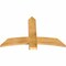 Ekena Millwork Bellingham Rough Sawn Timber Gable Bracket, Western Red Cedar, 48"W x 32"H x 2"D x 6"F, 16/12 Pitch GBW048X32X0206BEL00RWR - alternate 4